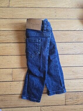Dark Blue Baby Boy's Jeans Denim Pants